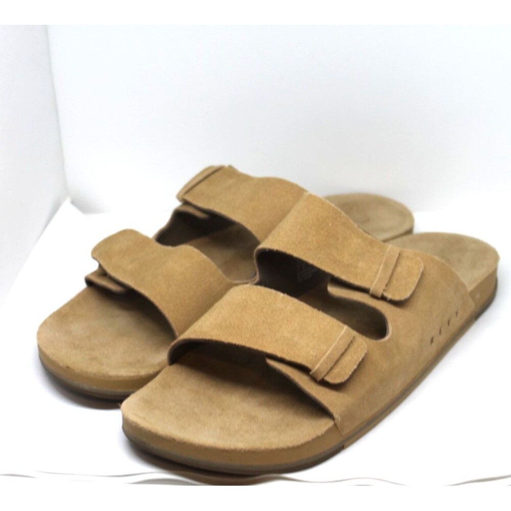 Reef Anatomic Contouring Tan Suede Strapped Sandal Men's Size 13